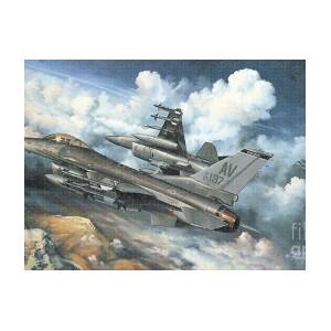 The Buzzard Boys From Aviano F-16 Fighter 1000 PC Jigsaw Puzzle for sale online